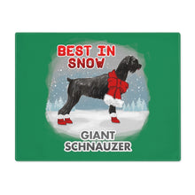 Load image into Gallery viewer, Giant Schnauzer Best In Snow Placemat