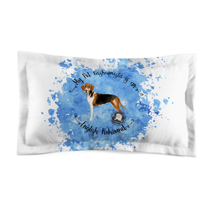 English Foxhound Pet Fashionista Pillow Sham