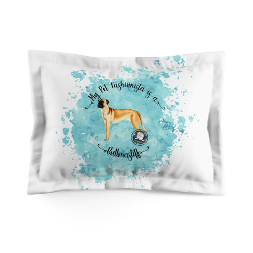 Bull Mastiff Pet Fashionista Pillow Sham
