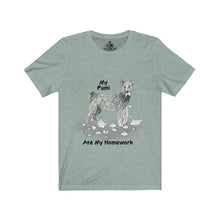 Load image into Gallery viewer, My Pumi Ate My Homework Unisex Jersey Short Sleeve Tee