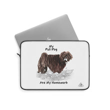 Load image into Gallery viewer, My Puli Ate My Homework Laptop Sleeve