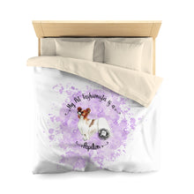 Load image into Gallery viewer, Papillon Pet Fashionista Duvet Cover