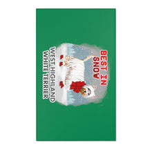 Load image into Gallery viewer, West Highland Terrier Best In Snow Area Rug