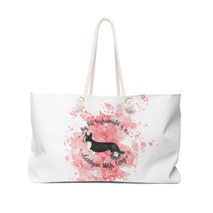 Cardigan Welsh Corgi Pet Fashionista Weekender Bag
