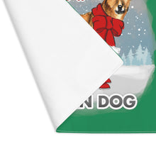 Load image into Gallery viewer, Canaan Dog Best In Snow Placemat