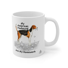 Load image into Gallery viewer, My American Foxhound Ate My Homework Mug