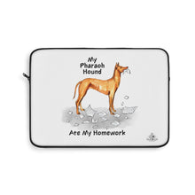 Load image into Gallery viewer, My Pharoah Hound Ate My Homework Laptop Sleeve
