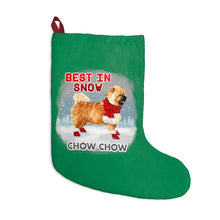 Load image into Gallery viewer, Chow Chow Best In Snow Christmas Stockings