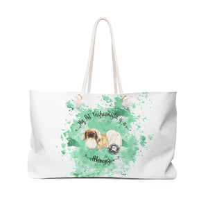 Pekingese Pet Fashionista Weekender Bag